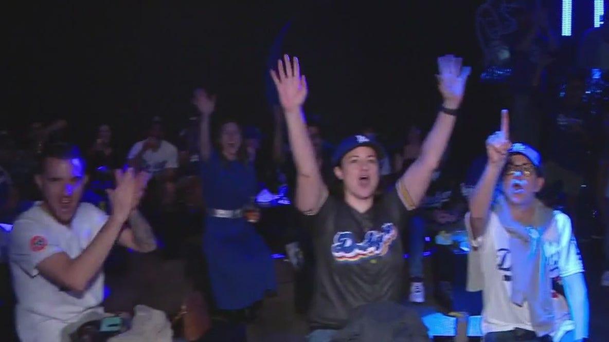 LA celebrates Dodgers World Series Game 2 win